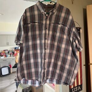 Carhartt Gray Plaid Relaxed Fit Shirt